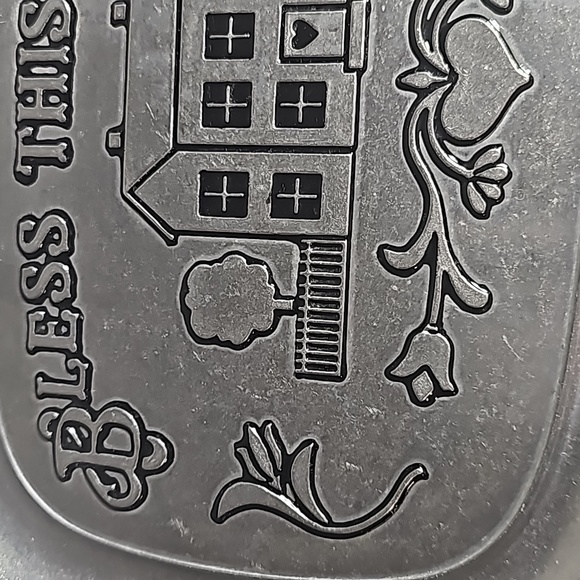 Wilton Armetale Vintage Pewter Bread Tray "Give Us This Day Our Daily Bread” - Picture 5 of 13